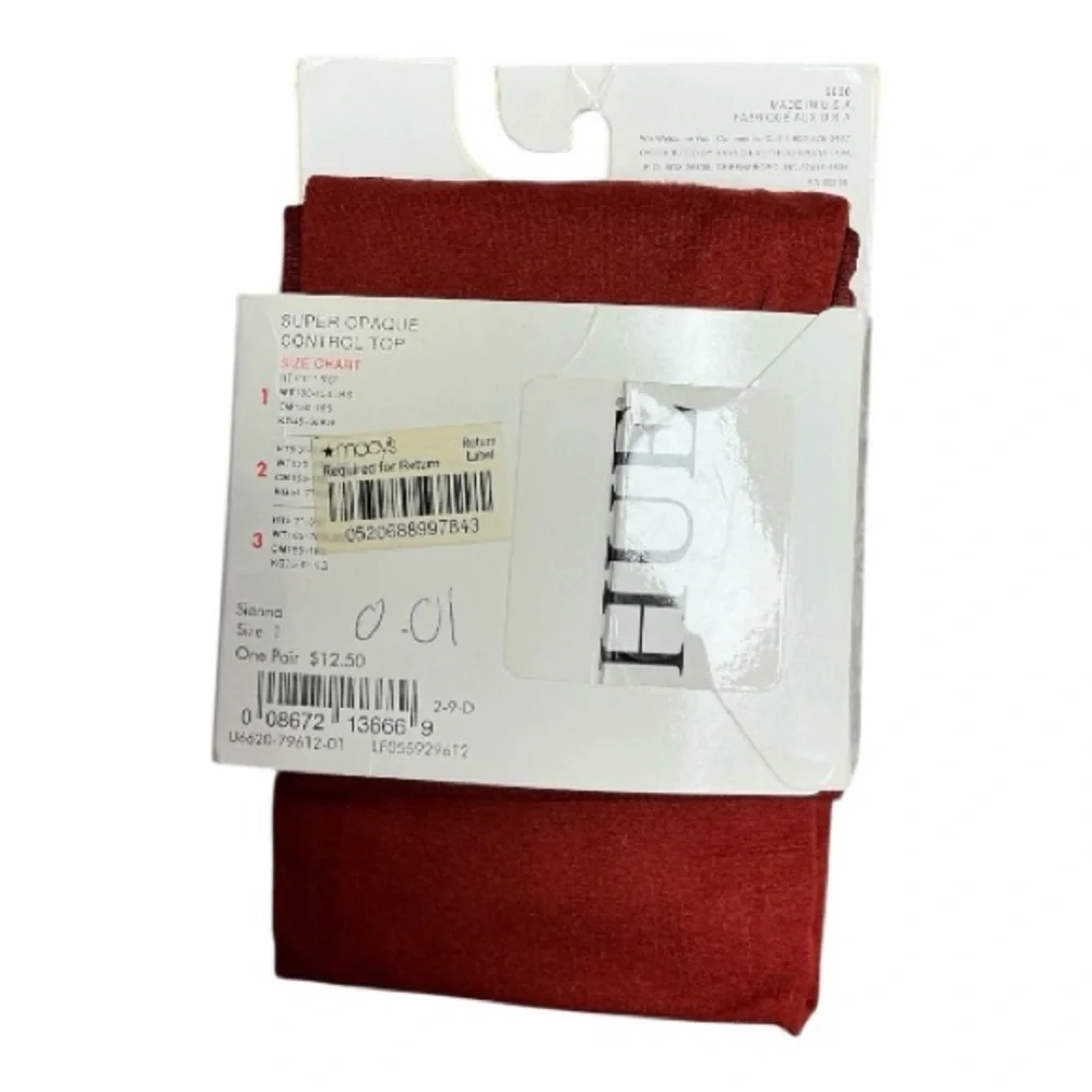 HUE - NWT - Super Opaque Control Top Tights